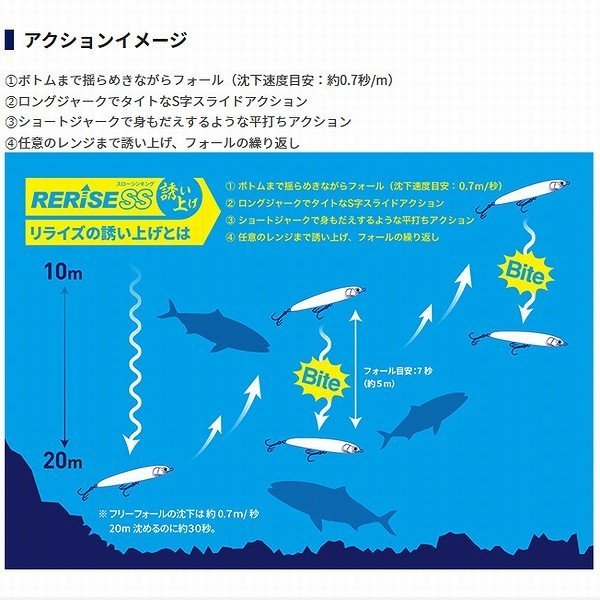 画像5: (25%引) ヤマシタ マリア リライズ SS 130 55g スローシンキング 青物 大物 海外向き シーバス ソルトルアー ミノー ヤマリア YAMARIA YAMASHITA