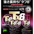 画像4: DUEL Tx8 (タフ8) 5色分け ライムグリーン 200m巻 0.6号 0.8号 1号 1.2号 1.5号 2号 デュエル 日本製 国産8本組PEライン (4)