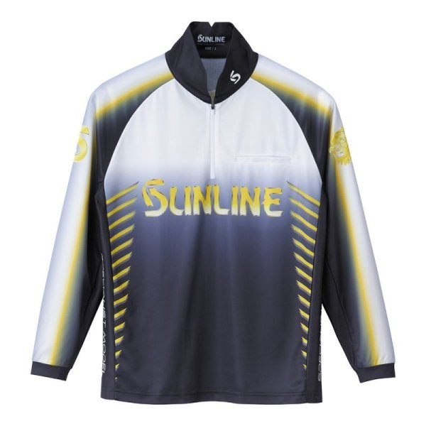 画像2: (28%引) サンライン PRO DRY プロドライ シャツ (長袖) S M L LL ブラックフィッシング ウエア 磯釣り 鮎 船 ルアー 釣具 SUW-04301CW