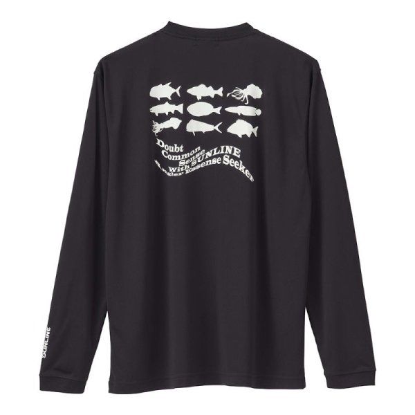 画像3: (28%引) サンライン ロングスリーブドライＴシャツ S M L LL 3L フィッシング ウエア 磯釣り 鮎 船 ルアー 釣具 SUW-15403DLT