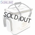 (28%引) サンライン フィッシュキープバッグ ホワイト フィッシング 道具入れ 釣り具 磯釣 鮎 船 ルアー SFB-0808 (受注生産 9月入荷)