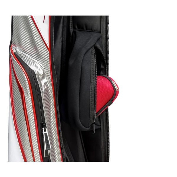 画像6: (22%引き)マルキュー パワーロッドケース TR-01 ホワイト/レッド 18467 フィッシング 竿入れ 道具入れ 釣り具 磯釣 鮎 船 ルアー(予約 3月入荷)