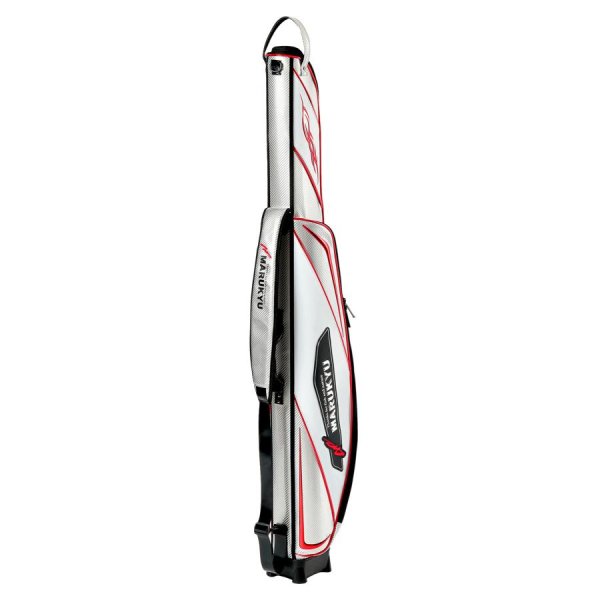 画像3: (22%引き)マルキュー パワーロッドケース TR-01 ホワイト/レッド 18467 フィッシング 竿入れ 道具入れ 釣り具 磯釣 鮎 船 ルアー(予約 3月入荷)