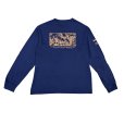 画像5: (28%引) サンライン コットンロングT シャツ XXL(3L) ブラック ネイビー SUW-15506LT フィッシング ウエア ジャケット 磯釣り 鮎 船 ルアー 釣具