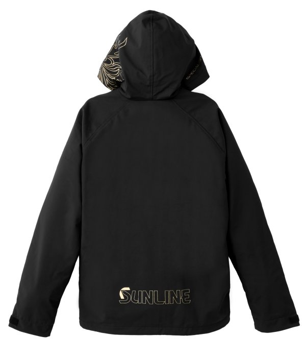 画像2: (28%引) サンライン ライトシェルジャケット S M L LL ブラック SUW-02501 フィッシング ジャンパー ウエア 磯釣り 船 ルアー 釣具 (2025年予約11月発売)
