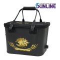 (28%引) サンライン ハードバッカン 36cm SB-174 フィッシング 道具入れ コマセ入れ 磯釣り 鮎 船 ルアー 釣具 (2025年予約11月発売)
