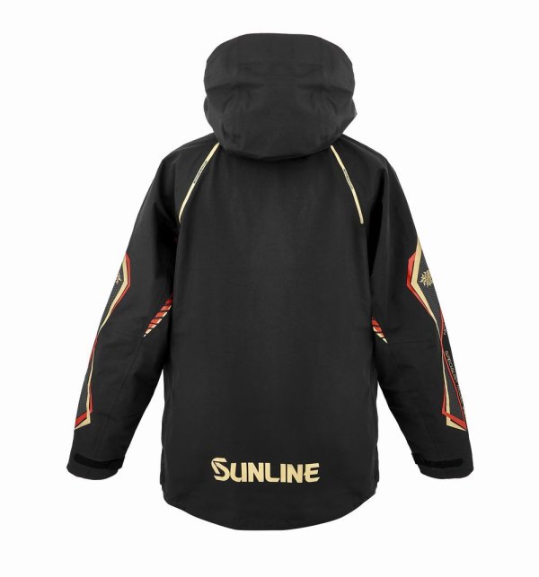 画像4: (28%引) サンライン オールウェザースーツ S M L LL ブラック SUW-25901 フィッシング 防水透湿素材 DiAPLEX ウエア 磯釣り 鮎 船 ルアー 釣具