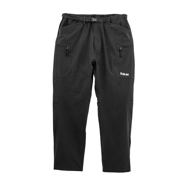 画像2: (28%引) サンライン フィッシングロングパンツ SUW-05304 M L LL 3L ブラック グリーン オリーブ フィッシング ズボン ウエア 磯釣り 鮎 船 ルアー 釣具 (2026年新製品予約4月発売)