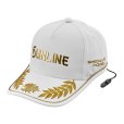 画像3: (28%引) サンライン ツアーキャップ CP-3407 ブラック ホワイト フィッシング 帽子 ウエア 磯釣り 鮎 船 ルアー 釣具 (2026年新製品予約4月発売) (3)