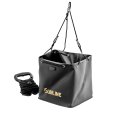 画像2: (28%引) サンライン 巾着水汲みバケツ SB-519 ブラック ホワイト フィッシング 道具入れ コマセ入れ 磯釣り 鮎 船 ルアー 釣具 (2026年新製品予約5月発売) (2)