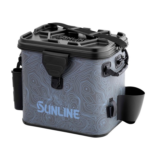 画像2: (28%引) サンライン ボートタックルバッグ SFB-0647 ブラック ライトグレー フィッシュカモ フィッシング 道具入れ コマセ入れ 磯釣り 鮎 船 ルアー 釣具 (2026年新製品予約5月発売)