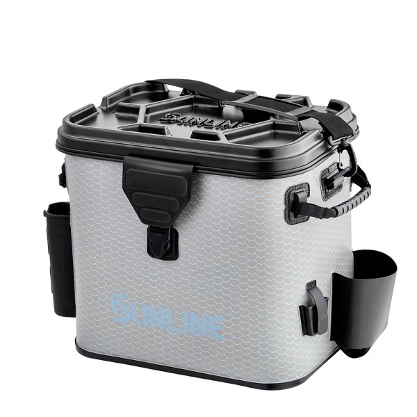 画像4: (28%引) サンライン ボートタックルバッグ SFB-0647 ブラック ライトグレー フィッシュカモ フィッシング 道具入れ コマセ入れ 磯釣り 鮎 船 ルアー 釣具 (2026年新製品予約5月発売)