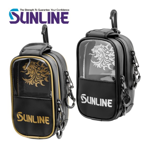 画像1: (28%引) サンライン プラスワンポーチ SFP-0160 ゴールド シルバー フィッシング 道具入れ タックルボックス 磯釣り 鮎 船 ルアー 釣具 (2026年新製品予約4月発売)