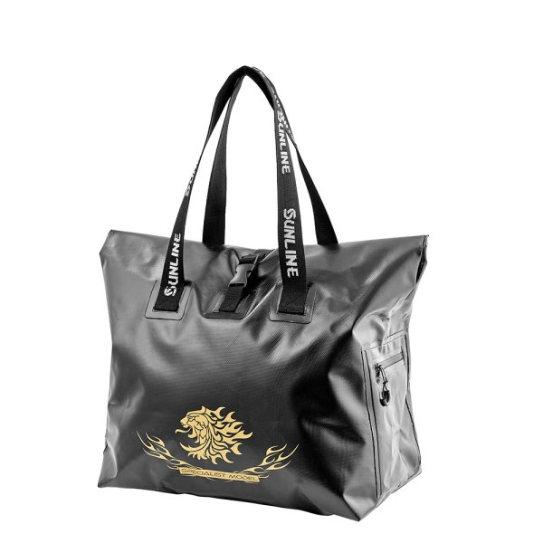 画像2: (28%引) サンライン ウォータープルーフトートバッグ M SFB-0724 ゴールド シルバー フィッシング バック カバン 磯釣り 鮎 船 ルアー 釣具 (2026年新製品予約4月発売)