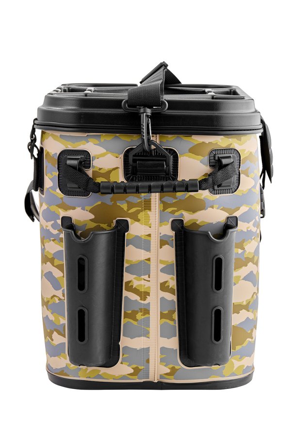 画像8: (28%引) サンライン ボートタックルバッグ SFB-0647 ブラック ライトグレー フィッシュカモ フィッシング 道具入れ コマセ入れ 磯釣り 鮎 船 ルアー 釣具 (2026年新製品予約5月発売)