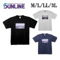 (28%引) サンライン プレミアムコットンTシャツ SUW-15601T ブラック/ホワイト/スレート M L LL 3L フィッシングウエア 磯釣り 鮎 船 ルアー 釣り具 (2026年新製品予約3月発売)