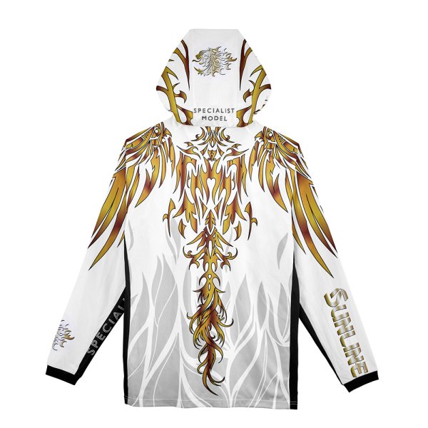 画像3: (28%引) サンライン PRODRY プロドライ ロングフーディ SUW-04602CW ホワイト 3L 4L パーカー フィッシングウエア 磯釣り 鮎 船 ルアー 釣り具 (2026年新製品予約5月発売)