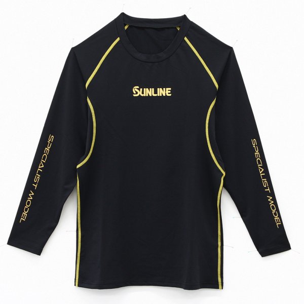 画像2: (28%引) サンライン クイック ドライアンダーロングシャツ SUW-06213CW ゴールド/シルバー M L LL 3L フィッシングウエア 磯釣り 鮎 船 ルアー 釣り具 (2026年新製品予約4月発売)