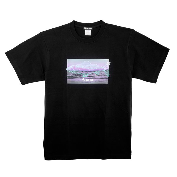 画像2: (28%引) サンライン プレミアムコットンTシャツ SUW-15601T ブラック/ホワイト/スレート M L LL 3L フィッシングウエア 磯釣り 鮎 船 ルアー 釣り具 (2026年新製品予約3月発売)