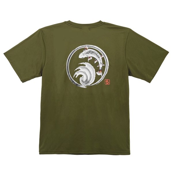 画像9: (28%引) サンライン シルキー ドライTシャツ SUW-15602DT ブラック/ダークグレー/ライトグレー/オリーブ M L LL 3L ウエア 磯釣り 鮎 船 ルアー 釣り具 (2026年新製品予約3月発売)