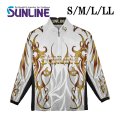 (28%引) サンライン PRO DRY プロドライ ロングシャツ SUW-04601CW ホワイト S M L LL フィッシングウエア 磯釣り 鮎 船 ルアー 釣り具 (2026年新製品予約5月発売)