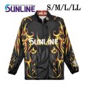 (28%引) サンライン PRO DRY プロドライ ロングシャツ SUW-04601CW ブラック S M L LL フィッシングウエア 磯釣り 鮎 船 ルアー 釣り具 (2026年新製品予約5月発売)