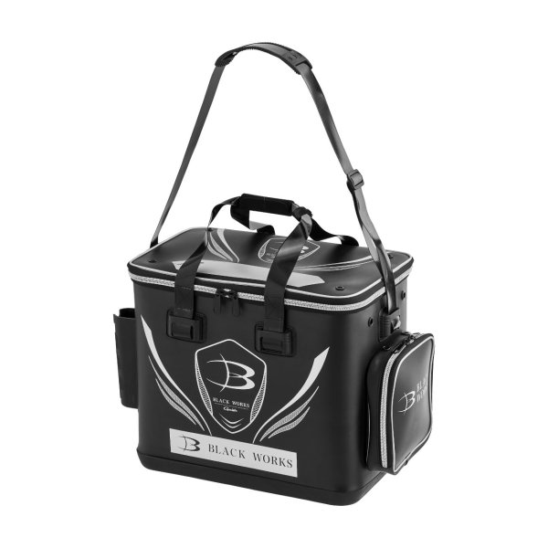 画像2: 50%OFF (特価 セール) がまかつ トーナメントバッカン 45cm (BLACK WORKS) GM2607フィッシング バッグ 道具入れ 磯釣り 鮎 船 ルアー