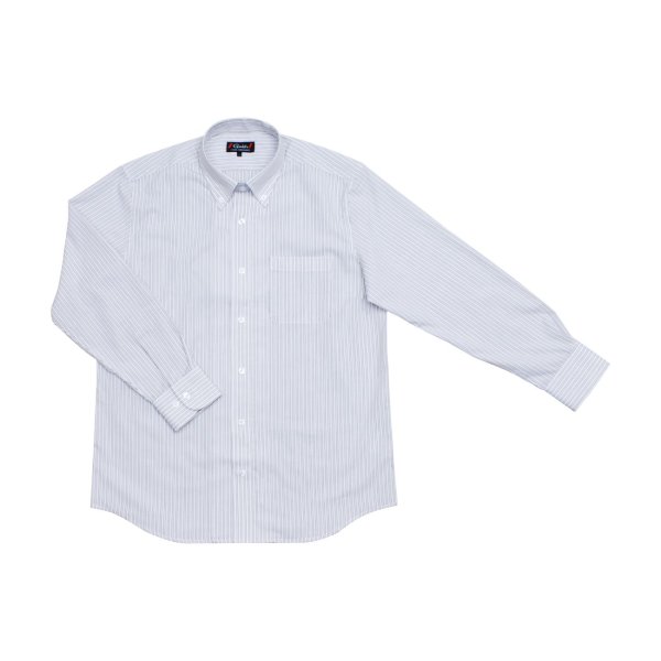 画像2: 60%OFF (特価 セール) がまかつ ファスナーシャツ GM3285 (L) ホワイト/ ストライプ 釣り具 フィッシング ウエア 磯釣り 鮎 船 ルアー