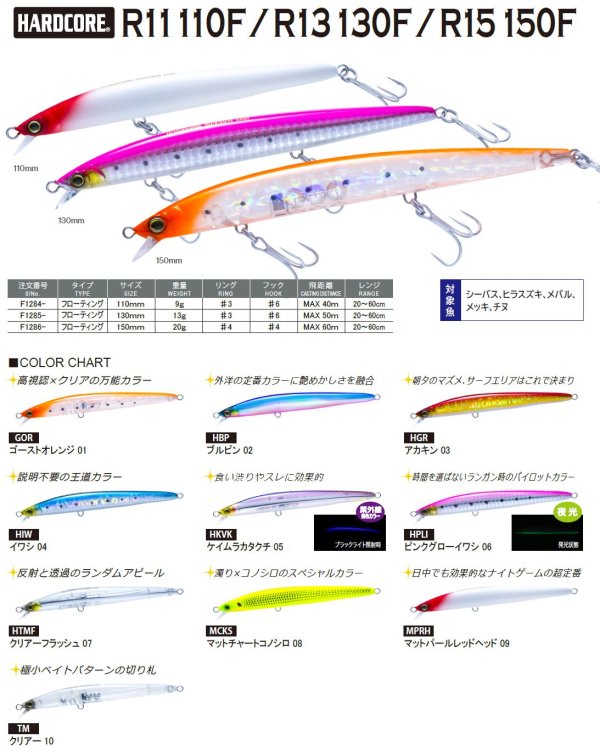 画像3: DUEL ハードコア R7 70F 4.5g フローティング F1282 デュエル シーバス ソルトミノー ルアー 釣り具