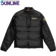 画像2: (28%引) サンライン サーモライトインナージャケット SUW-02601 3L 4L 5L ゴールド シルバー フィッシング ジャンパー 防寒ウエア 磯釣り 船 ルアー 釣具 (2026年新製品 10月発売予約) (2)