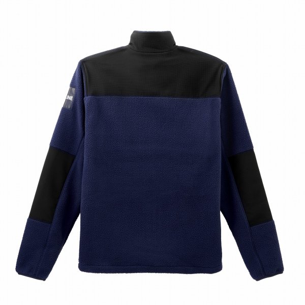 画像5: (28%引) サンライン クラシカルフリースジャケット SUW-15605 M L LL 3L ブラック ネイビー フィッシング ジャンパー ウエア 磯釣り 船 ルアー 釣具 (2026年新製品 10月発売予約)