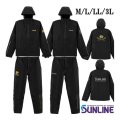 (28%引) サンライン ライトレインスーツ SUW-26901 M L LL 3L 獅子ゴールド SUNLINEシルバー フィッシング 防寒ウエア 磯釣り 鮎 船 ルアー 釣具 (2026年新製品 10月発売予約)