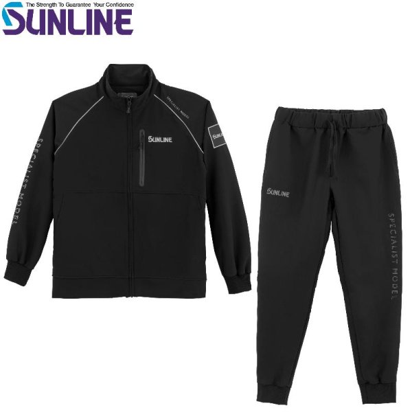 画像3: (28%引) サンライン アクティブジャージスーツ SUW-02604 S M L LL 獅子ゴールド SUNLINEシルバー フィッシング 防寒ウエア 磯釣り 鮎 船 ルアー 釣具 (2026年新製品 10月発売予約)