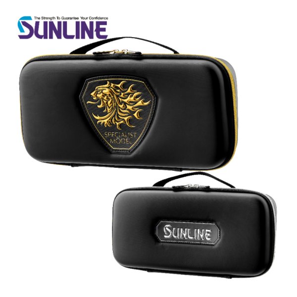画像1: (28%引) サンライン ダブルリールケース SFP-0164 獅子ゴールド SUNLINEシルバーフィッシング ポーチ カバン 磯釣り 鮎 船 ルアー 釣具 (2026年新製品 10月発売予約)