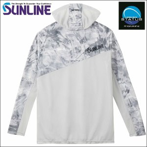 画像5: (28%引) サンライン DRY ドライ アクティブロングフーディー S〜LL SUW-1804LH ステータス フィッシング ウエア (5)