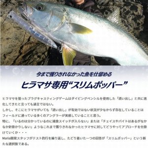 画像4: (30%引) マリア ダックダイブ F 190 60g ヒラマサ 青物 大物 海外向き ソルトルアー スリムポッパー ヤマリア ヤマシタ YAMARIA YAMASHITA (4)