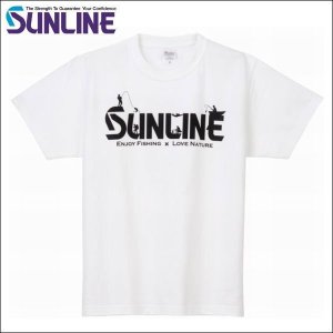 画像2: (26%引) サンライン スーパーヘビーコットンTシャツ S,M,L,LL,3L フィッシング ウエア 釣り具 磯釣り 鮎釣 ルアー 船釣 SUW-15020T (2)