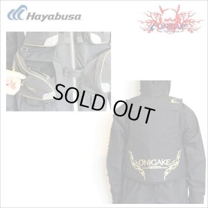 画像3: (20%引) ハヤブサ ライフジャケット ブラック ホワイト M,L,LL,3L 鬼掛 YT320G フィッ シング ウエア フローティングベスト 救命胴衣 (3)