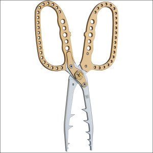 画像2: (15%引)サンライン MST 松山 うおばさみ 四式 ゴールド ガンメタ シルバー ステータス フィッシング 魚つかみ 磯釣り 鮎 船 ルアー (2)