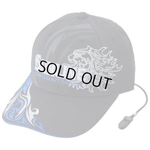 画像4: (28%引) サンライン 獅子トライバルキャップ レッド ブルー シルバー フィッシング 帽子 ウエア 磯釣り 鮎 船 ルアー CP-3400 (4)