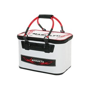 画像2: マルキュー パワーバッカンセミハード 36TR VII 36cm ホワイト ブラック フィッシング 釣具 エサ入れ 道具入れ 磯釣り 鮎 船 ルアー (2)