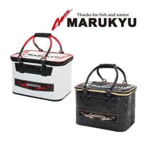 画像1: マルキュー パワーバッカンセミハード 36TR VII 36cm ホワイト ブラック フィッシング 釣具 エサ入れ 道具入れ 磯釣り 鮎 船 ルアー (1)