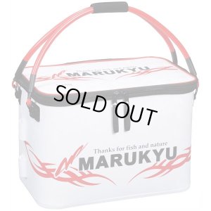 画像2: マルキュー パワーバッカンセミハード 36TR VI 36cm ホワイト ブラック フィッシング 釣具 エサ入れ 道具入れ 磯釣り 鮎 船 ルアー (2)
