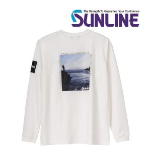 画像5: サンライン ヘビーウエイト ロングスリーブ シャツ S M L LL 3L ステータス フィッシング ウエア 磯釣り 鮎 船 ルアー SUW-15313 (5)