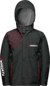 画像2: マルキュー スタンダードレインスーツ MQ-01 ブラック S M L LL 3L フィッシング 透湿ウエア 釣具 磯釣り 鮎 船 ルアー (2)