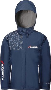 画像2: マルキュー スタンダードレインスーツ MQ-01 ネイビ- S M L LL 3L フィッシング 透湿ウエア 釣具 磯釣り 鮎 船 ルアー (2)
