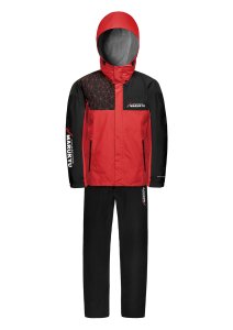 画像4: マルキュー スタンダードレインスーツ MQ-01 レッド S M L LL 3L フィッシング 透湿ウエア 釣具 磯釣り 鮎 船 ルアー (4)