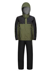 画像4: マルキュー プライムエリア スタンダード レインスーツ PA-01 オリーブ S M L LL 3L フィッシング 透湿ウエア 釣具 磯釣り 鮎 船 ルアー (4)