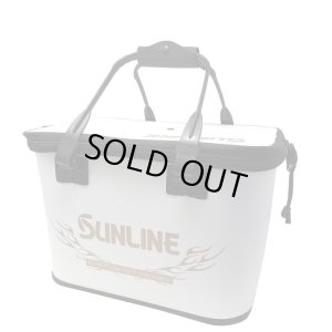 画像3: (28%引) サンライン ハードバッカン 40cm ホワイト ステータス フィッシング バック 道具入れ 釣り具 磯釣り 鮎 船 ルアー SB-233 (2024年新製品) (3)