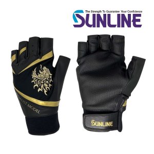 画像2: (28%引) サンライン スペシャリストグローブ M L LL 5本切り フィッシング 手袋 ウエア 磯釣り 鮎 船 ルアー 釣具 SUG-200 (2)